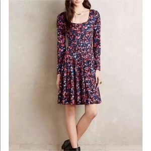 Anthropologie HD in Paris Saraid swing dress with abstract print Size Small